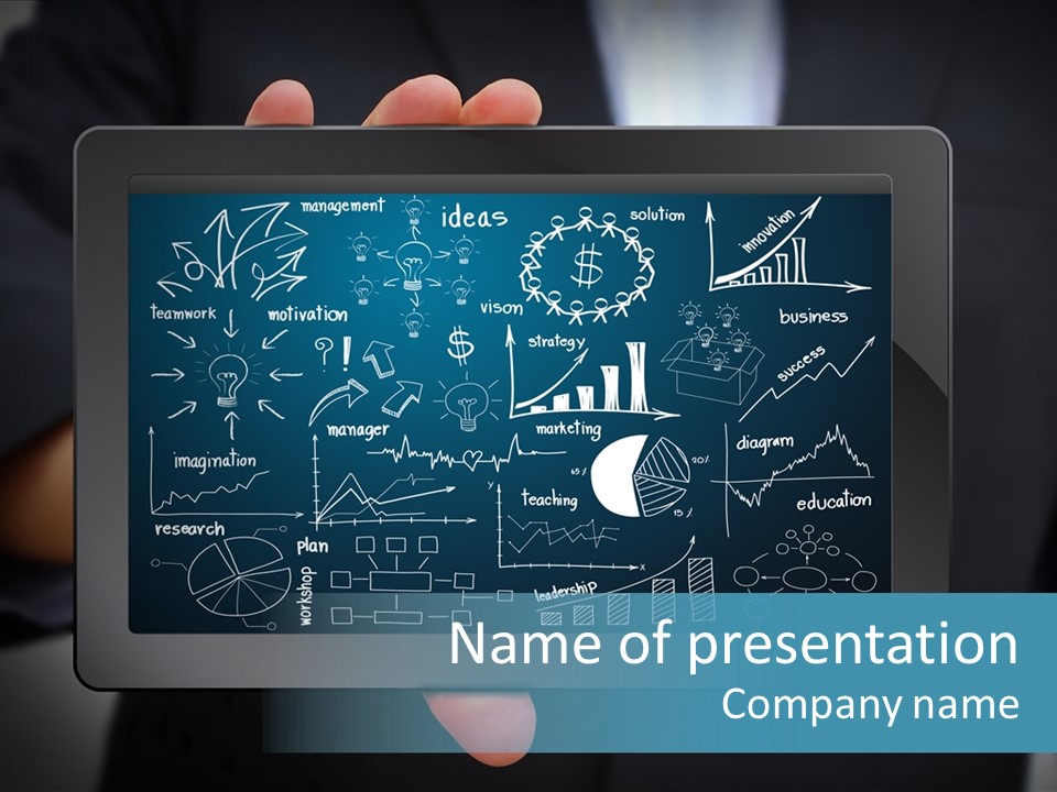 Infographic Imagination Data PowerPoint Template