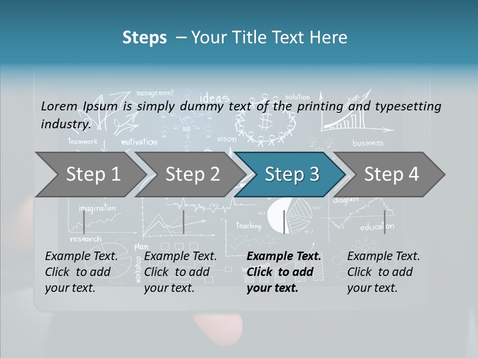 Infographic Imagination Data PowerPoint Template