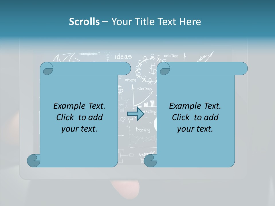 Infographic Imagination Data PowerPoint Template