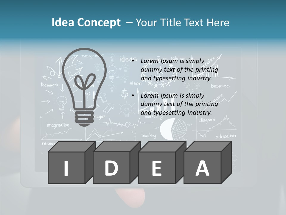 Infographic Imagination Data PowerPoint Template