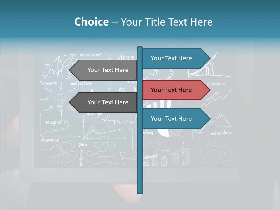 Infographic Imagination Data PowerPoint Template