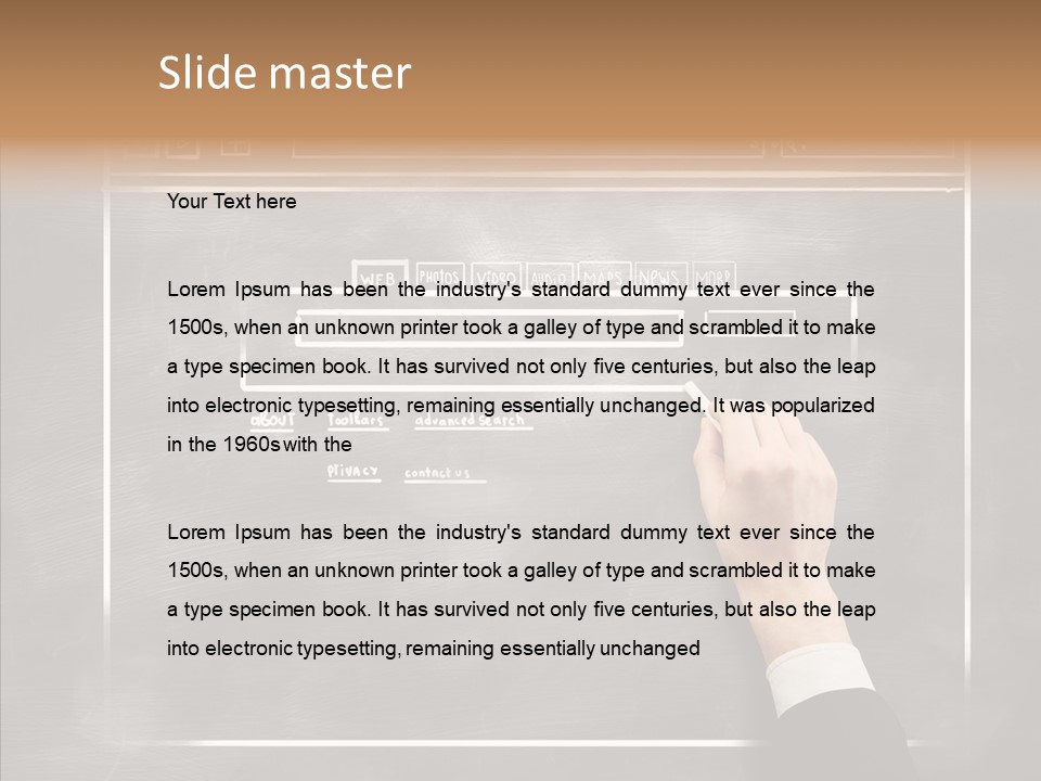 Structure Screen Organization PowerPoint Template