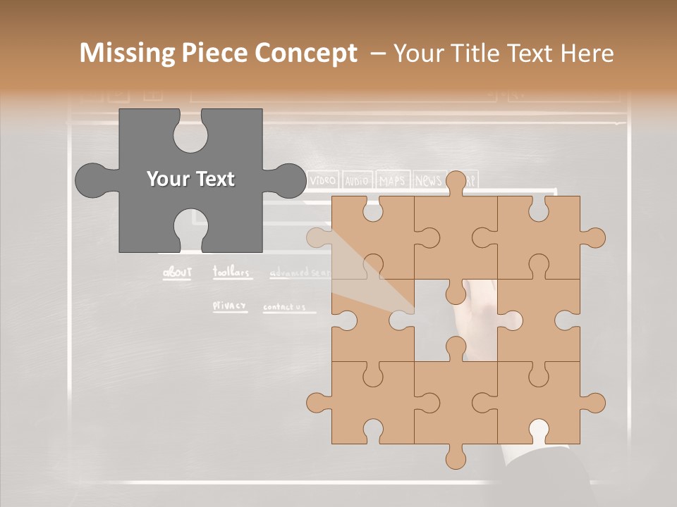 Structure Screen Organization PowerPoint Template