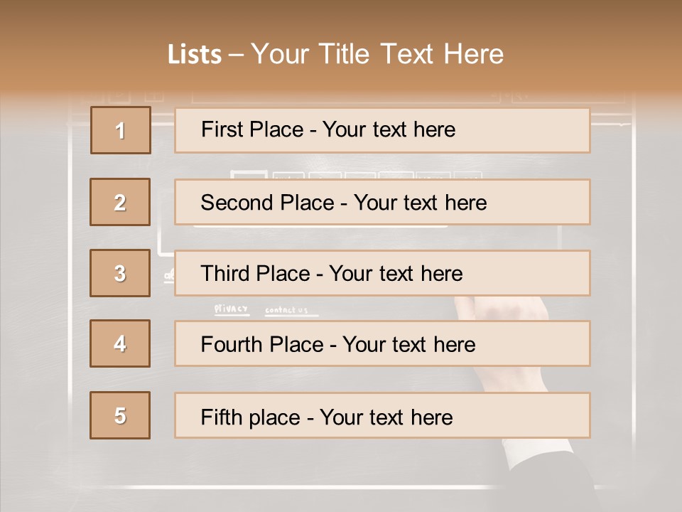 Structure Screen Organization PowerPoint Template