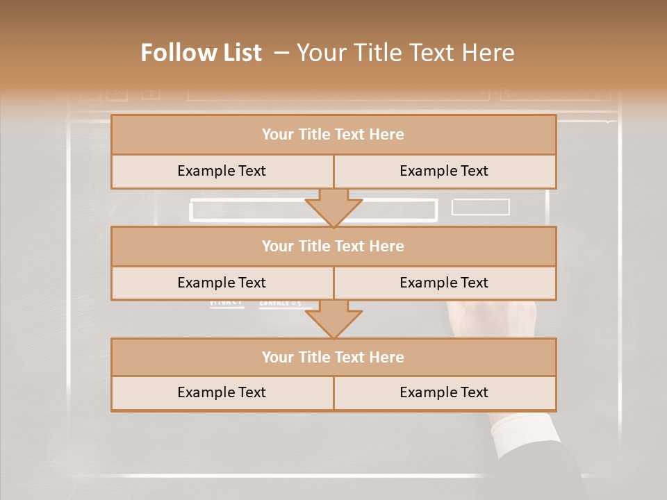 Structure Screen Organization PowerPoint Template