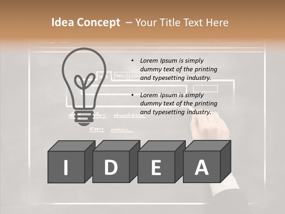 Structure Screen Organization PowerPoint Template