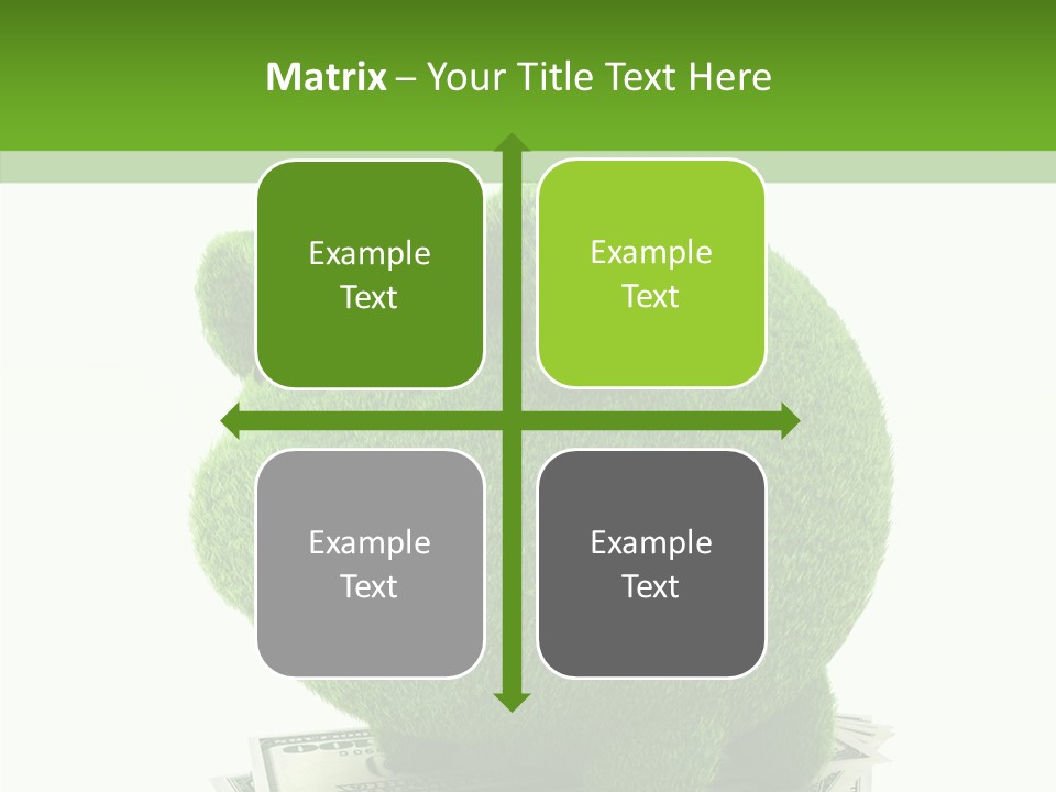 Bank Recycling Piggy PowerPoint Template