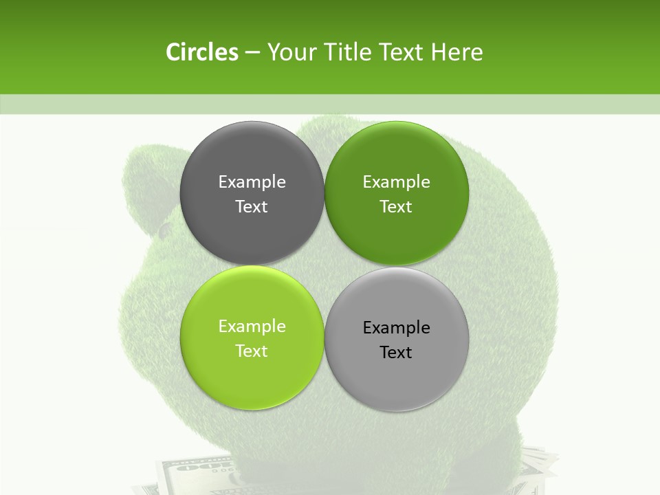 Bank Recycling Piggy PowerPoint Template