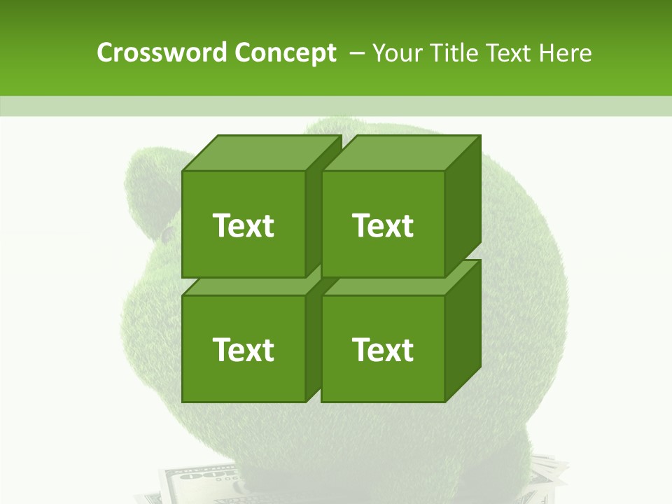 Bank Recycling Piggy PowerPoint Template