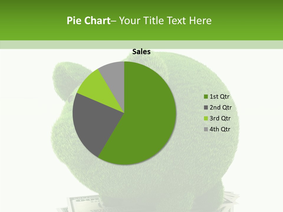 Bank Recycling Piggy PowerPoint Template