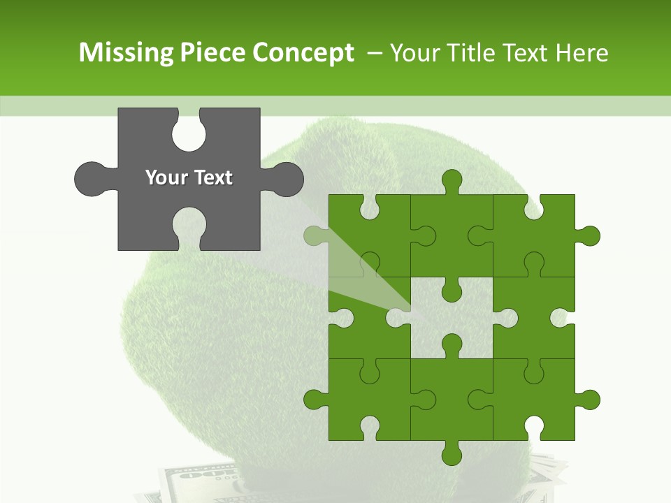 Bank Recycling Piggy PowerPoint Template