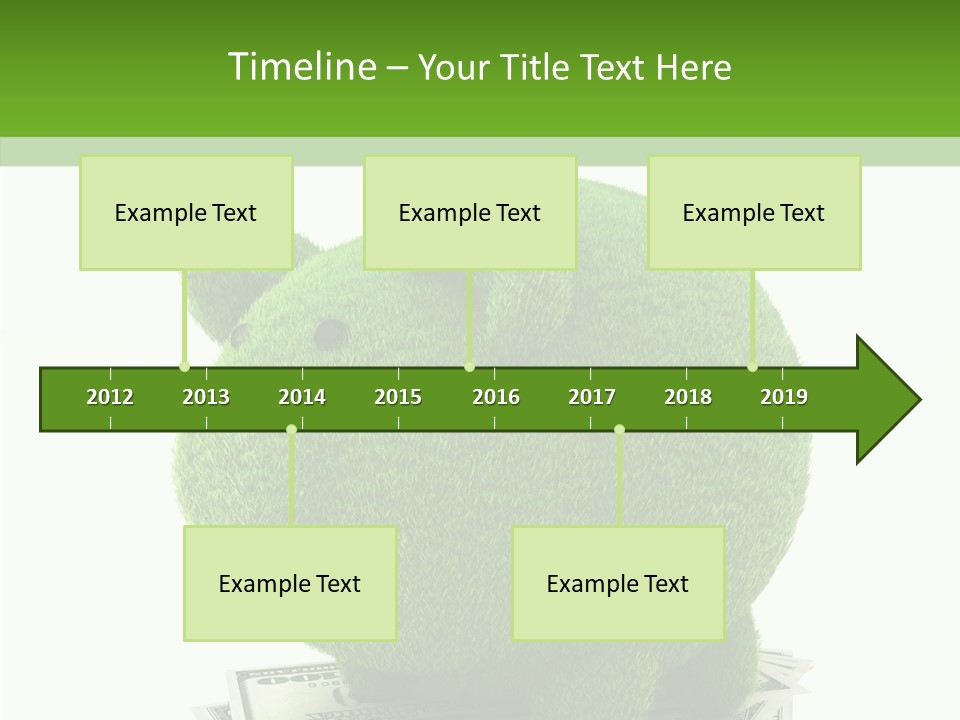 Bank Recycling Piggy PowerPoint Template