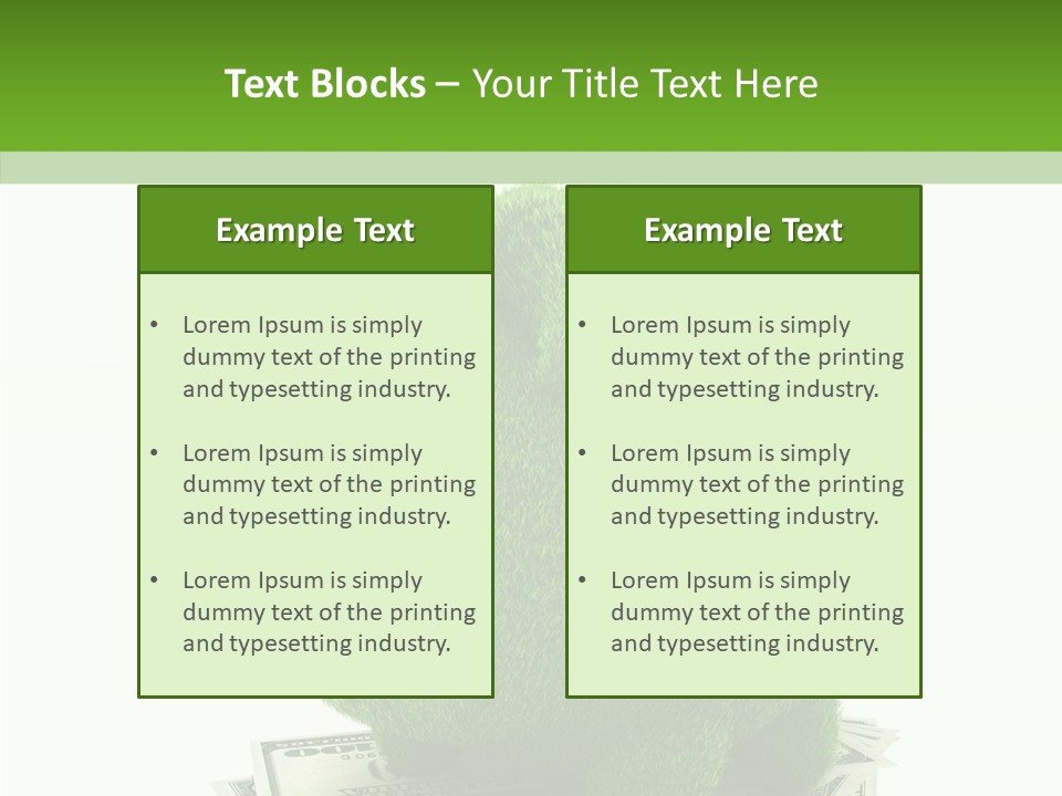 Bank Recycling Piggy PowerPoint Template