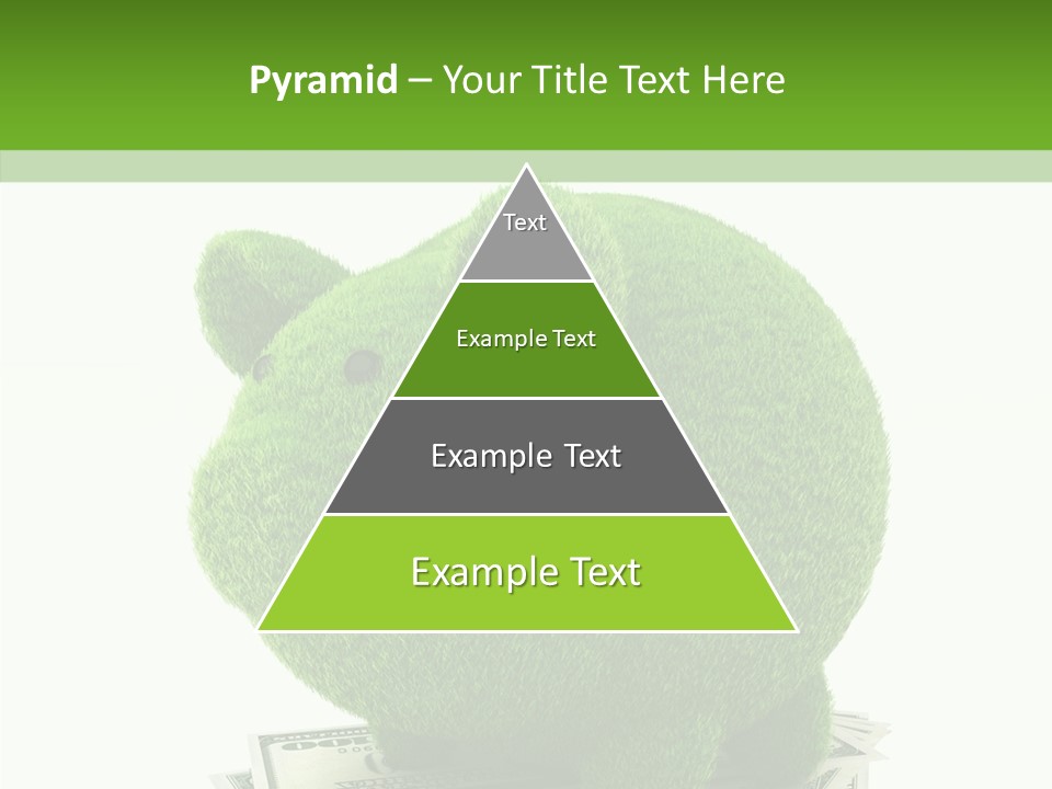 Bank Recycling Piggy PowerPoint Template