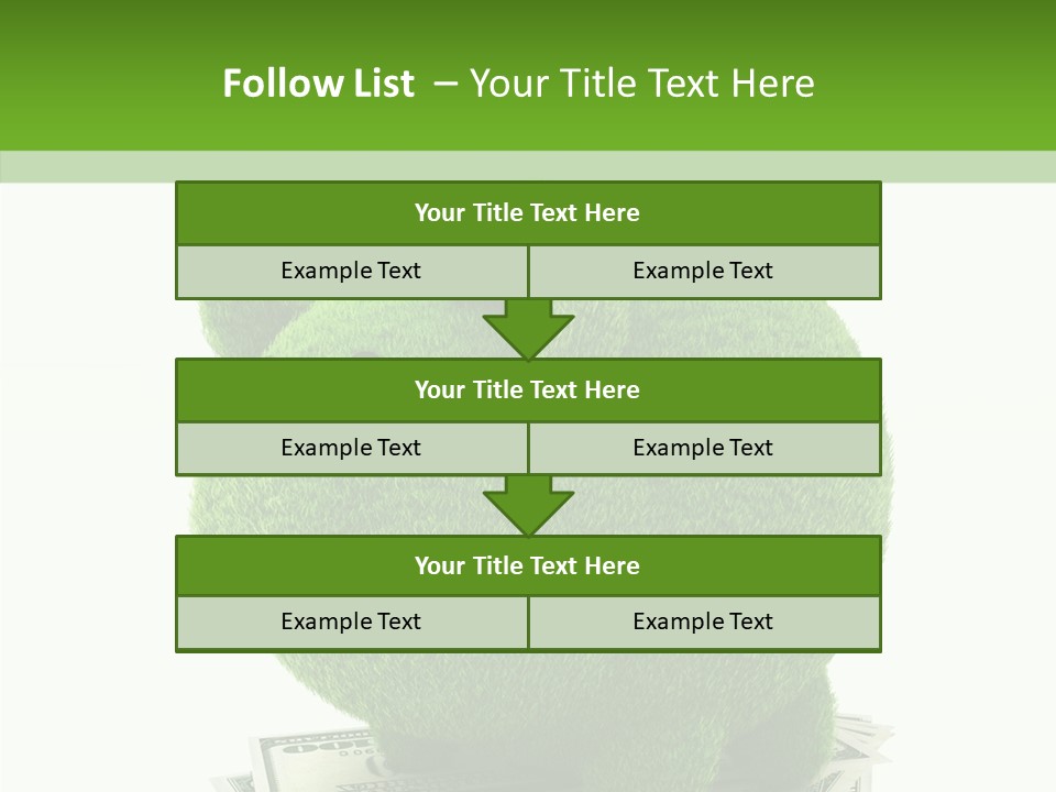 Bank Recycling Piggy PowerPoint Template