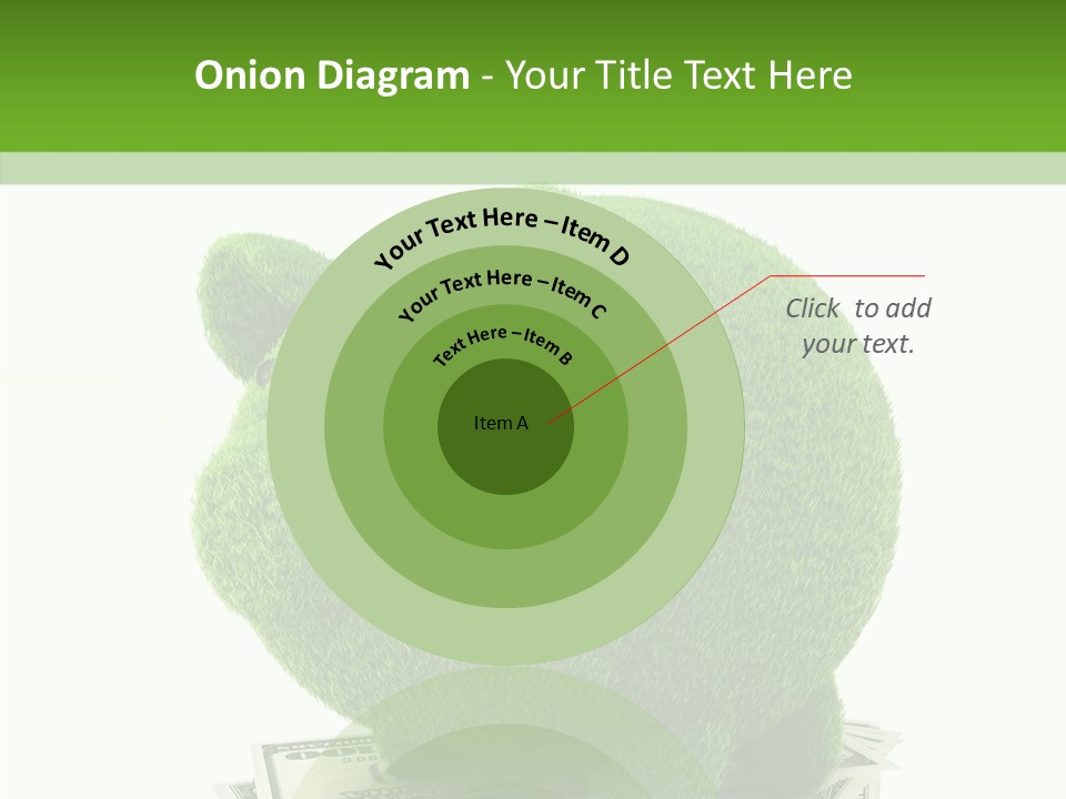 Bank Recycling Piggy PowerPoint Template