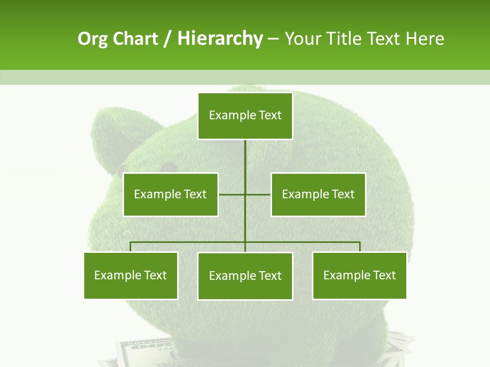 Bank Recycling Piggy PowerPoint Template
