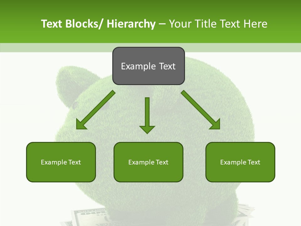 Bank Recycling Piggy PowerPoint Template