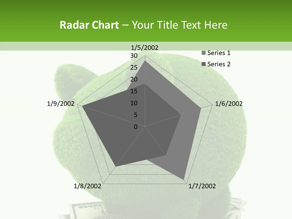 Bank Recycling Piggy PowerPoint Template