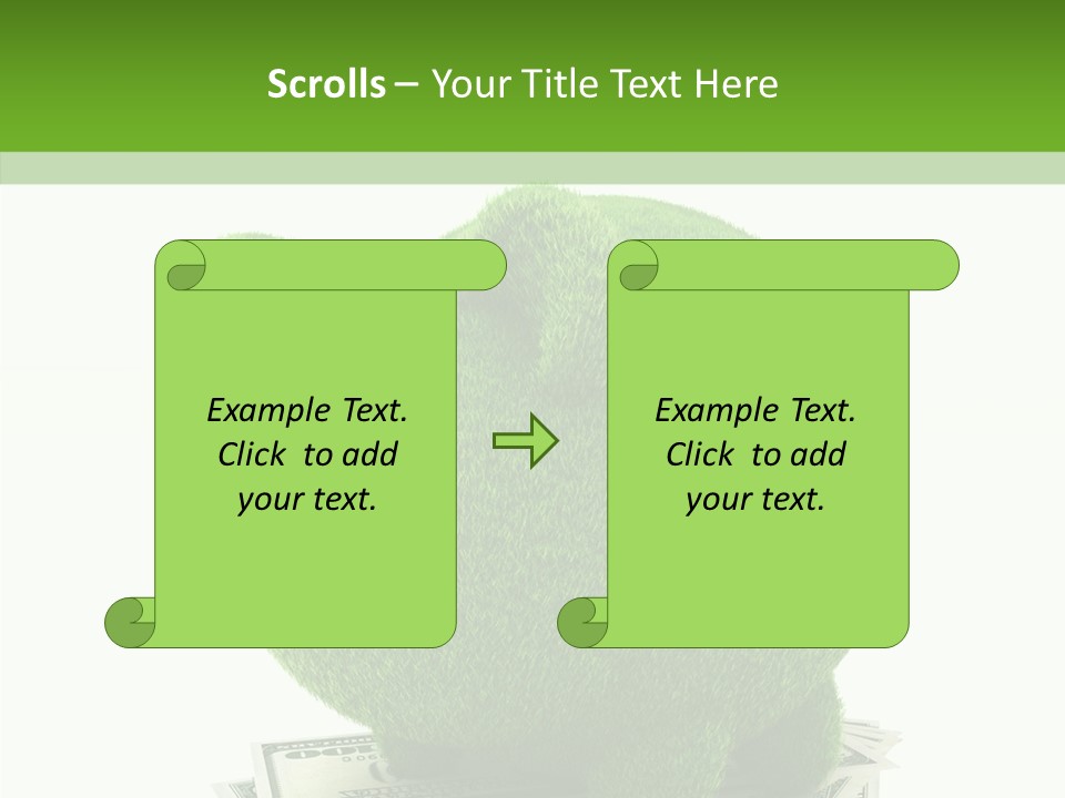 Bank Recycling Piggy PowerPoint Template