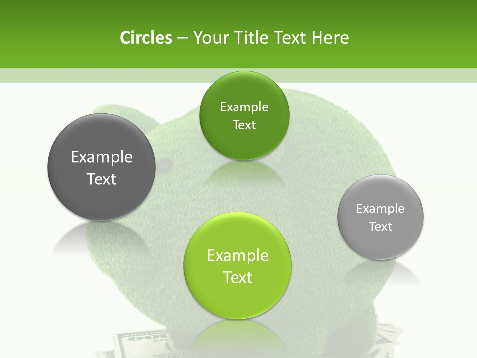 Bank Recycling Piggy PowerPoint Template