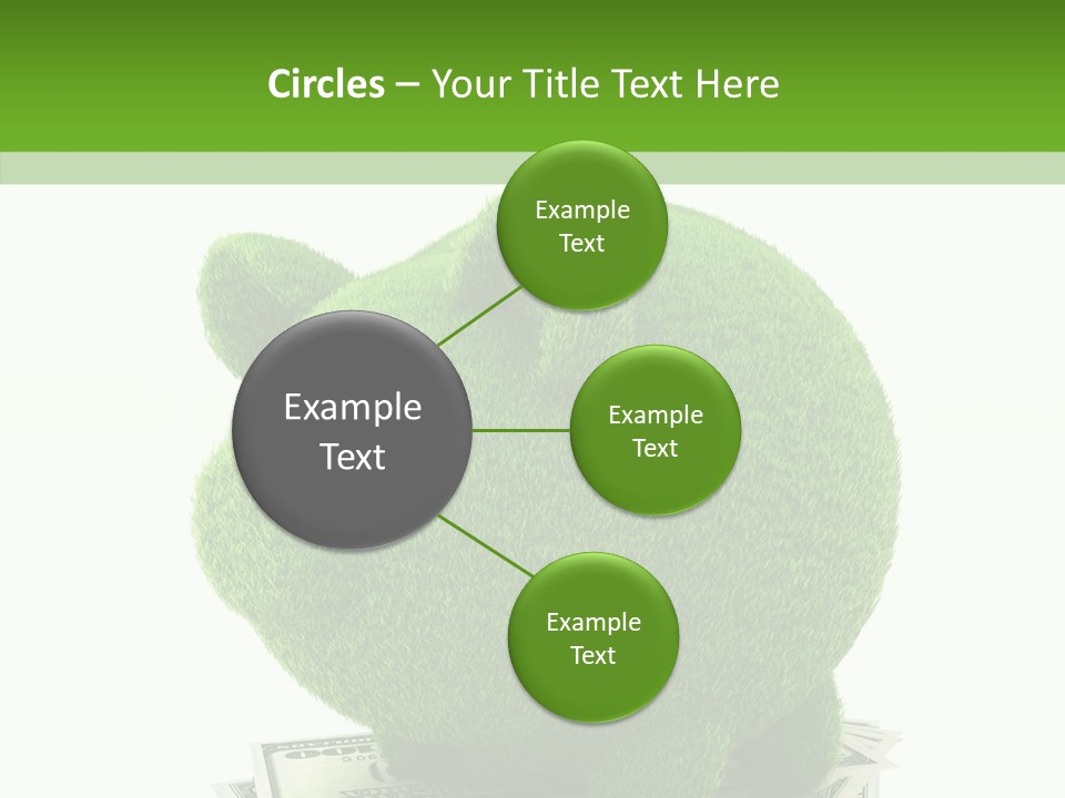Bank Recycling Piggy PowerPoint Template