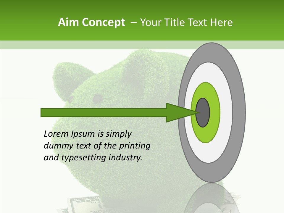 Bank Recycling Piggy PowerPoint Template