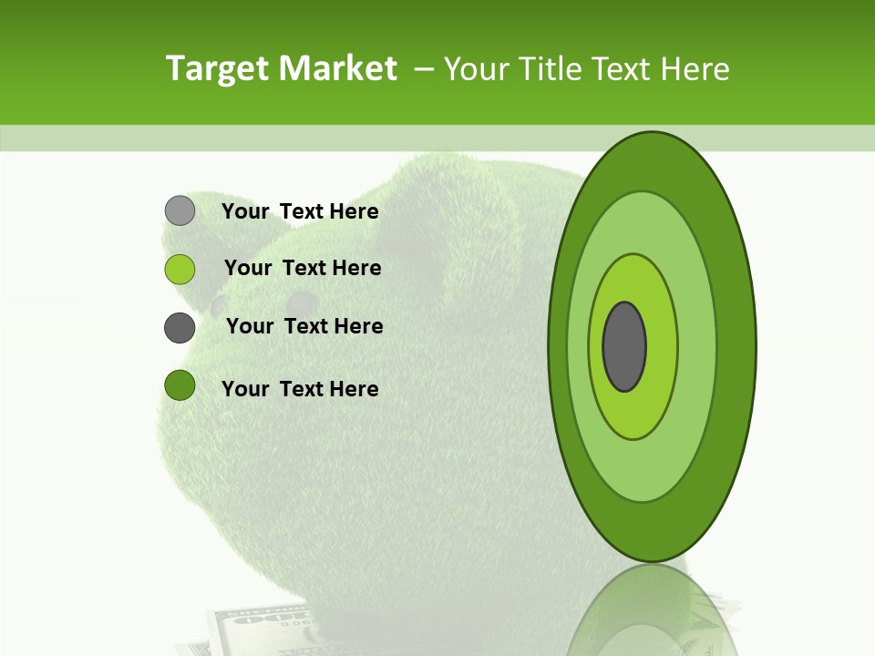 Bank Recycling Piggy PowerPoint Template