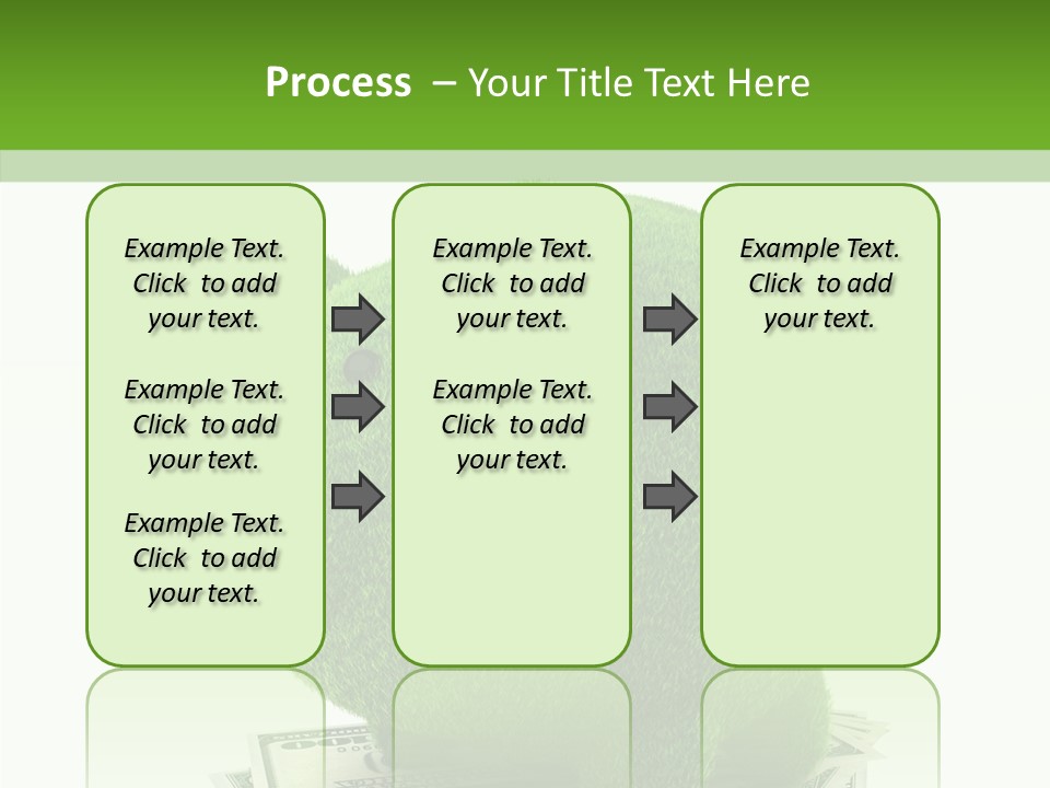Bank Recycling Piggy PowerPoint Template