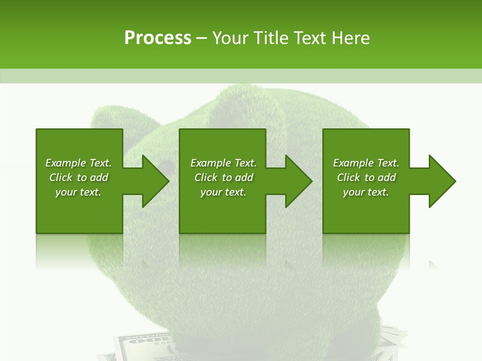 Bank Recycling Piggy PowerPoint Template