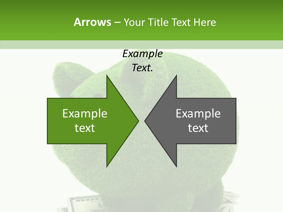 Bank Recycling Piggy PowerPoint Template