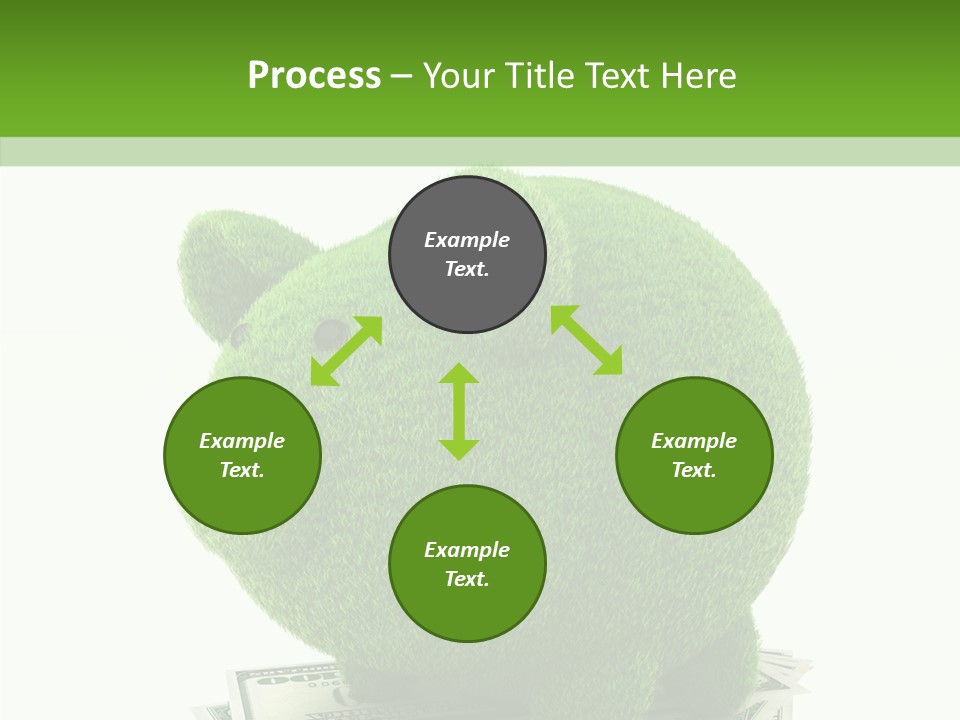 Bank Recycling Piggy PowerPoint Template