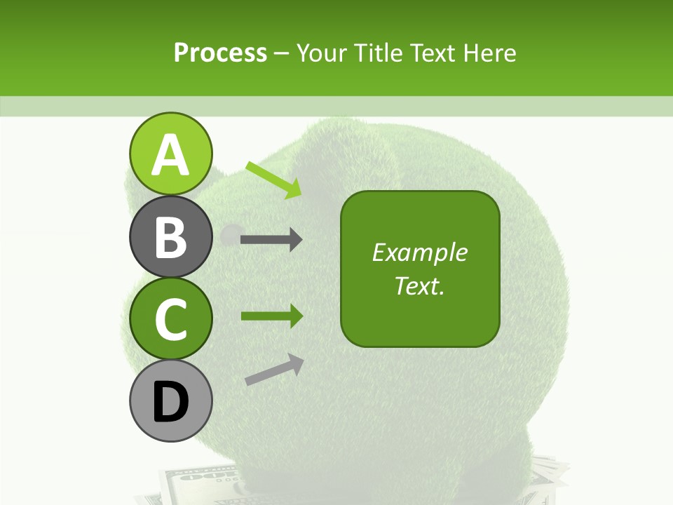 Bank Recycling Piggy PowerPoint Template
