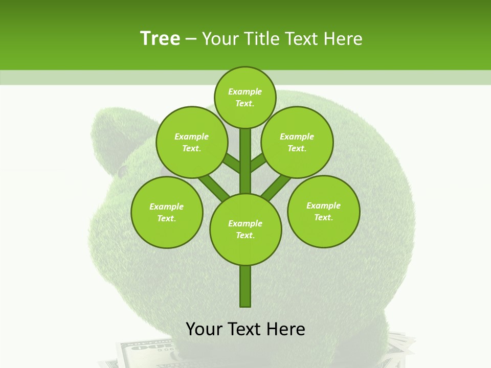 Bank Recycling Piggy PowerPoint Template