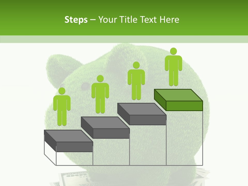 Bank Recycling Piggy PowerPoint Template