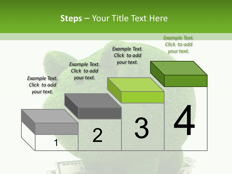 Bank Recycling Piggy PowerPoint Template