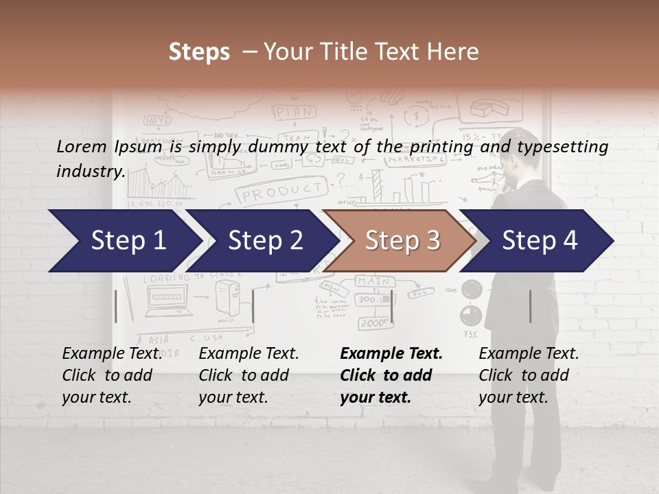 Whiteboard Idea Success PowerPoint Template