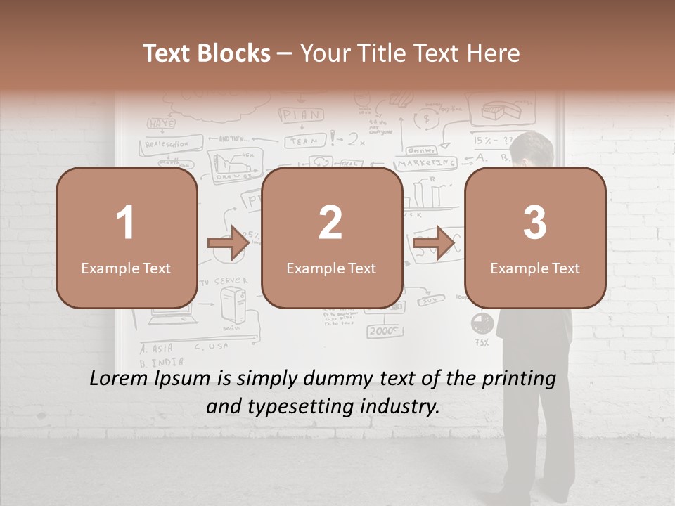 Whiteboard Idea Success PowerPoint Template