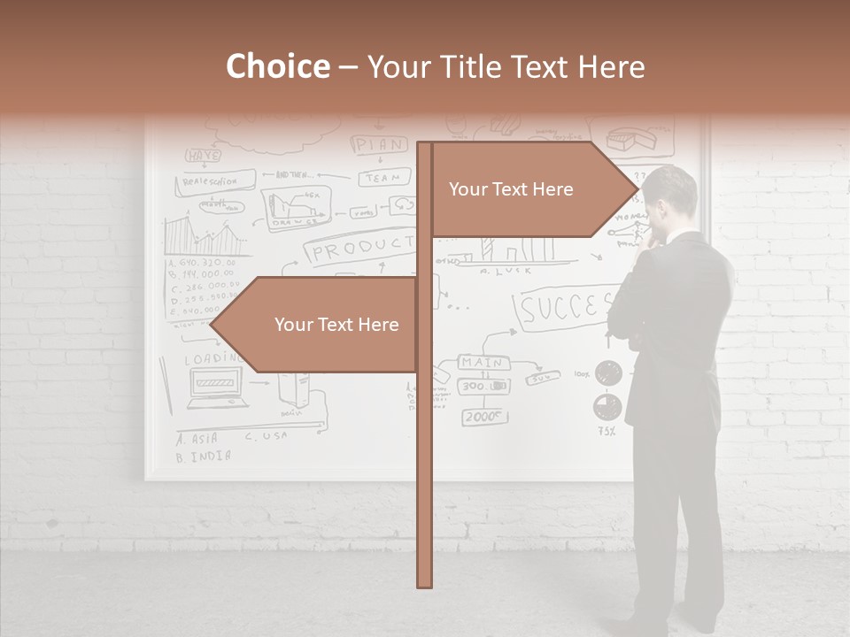 Whiteboard Idea Success PowerPoint Template