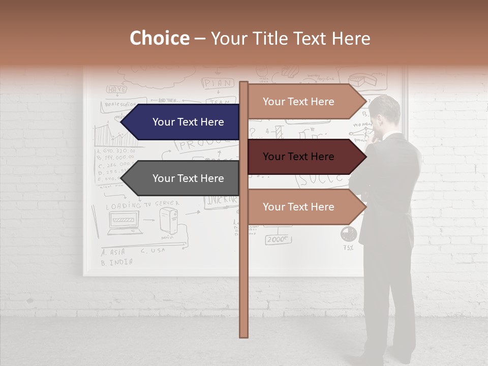 Whiteboard Idea Success PowerPoint Template