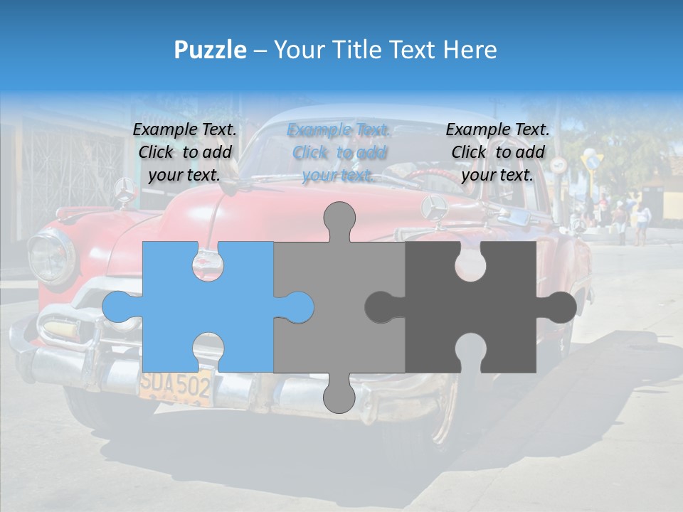 Chevrolet Fifties Transport PowerPoint Template