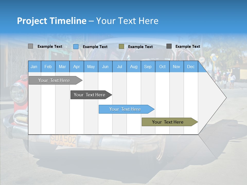 Chevrolet Fifties Transport PowerPoint Template