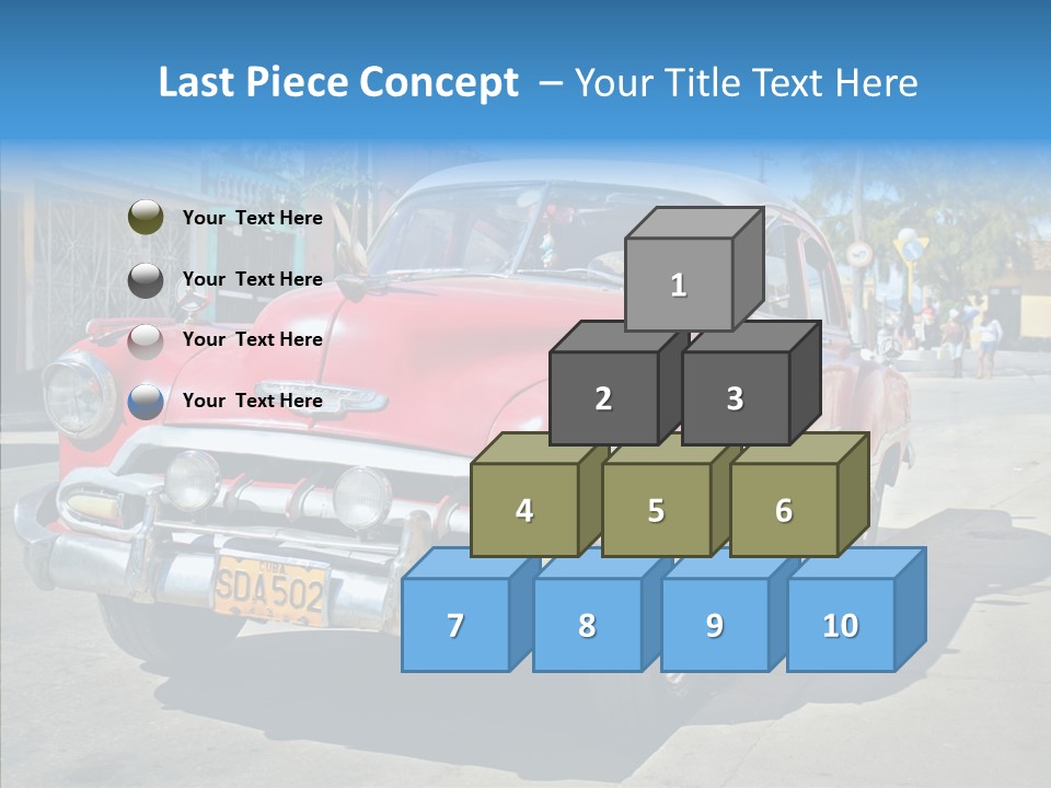 Chevrolet Fifties Transport PowerPoint Template