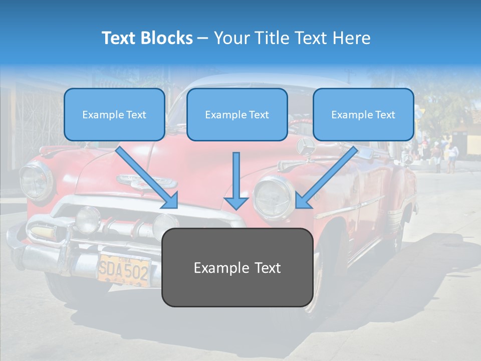 Chevrolet Fifties Transport PowerPoint Template