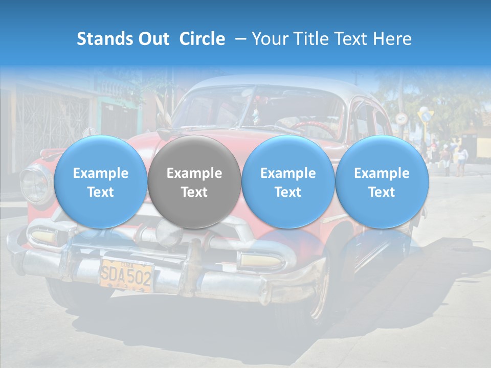 Chevrolet Fifties Transport PowerPoint Template