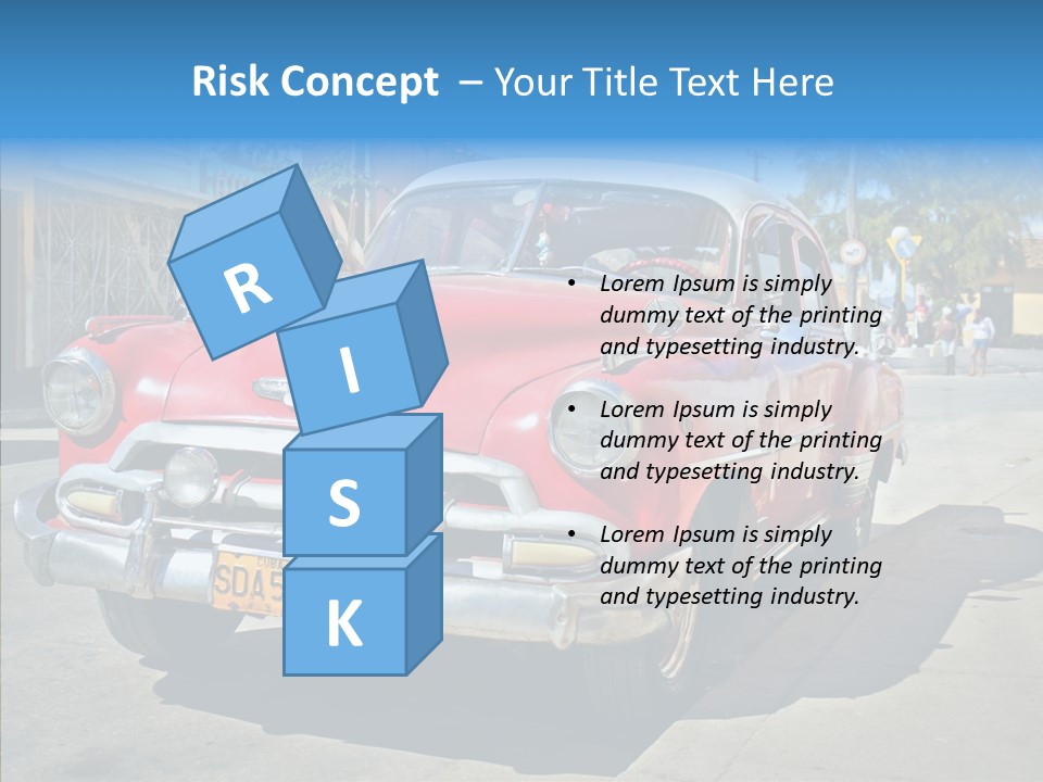 Chevrolet Fifties Transport PowerPoint Template