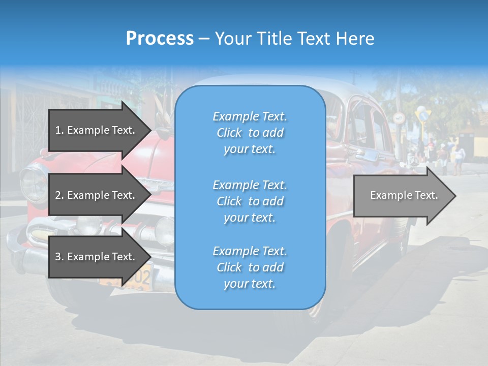 Chevrolet Fifties Transport PowerPoint Template