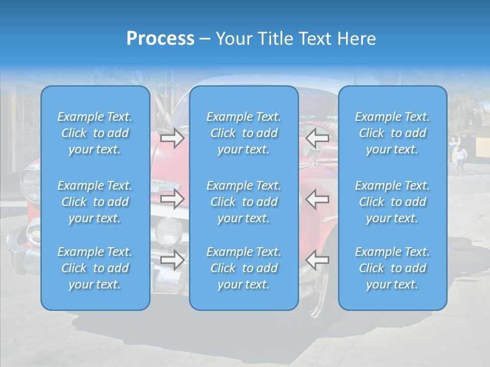 Chevrolet Fifties Transport PowerPoint Template