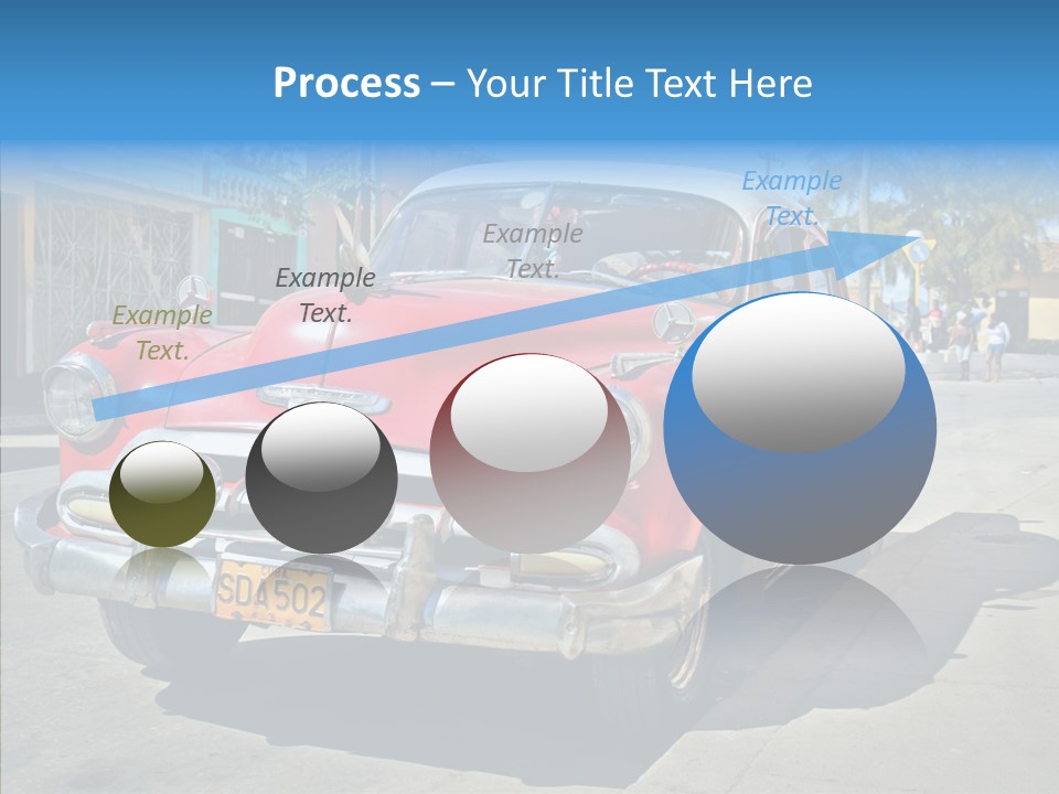 Chevrolet Fifties Transport PowerPoint Template