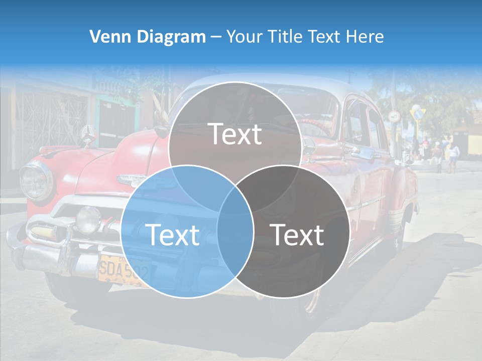 Chevrolet Fifties Transport PowerPoint Template